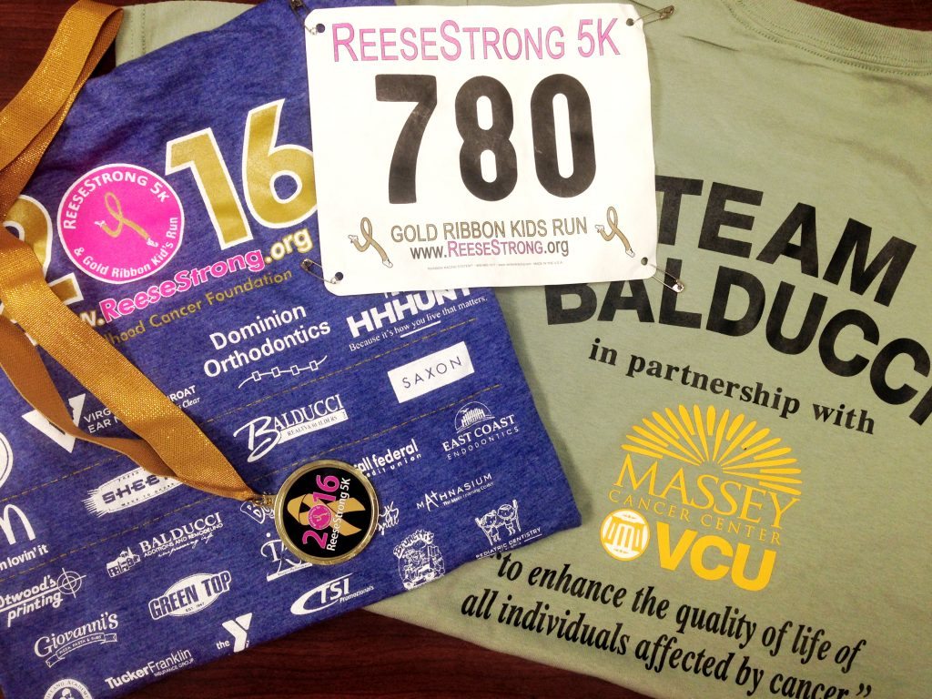 Balducci was a proud sponsor of ReeseStrong 5k