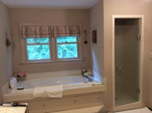 Master Suite Bathroom Remodel before Freestanding Tub