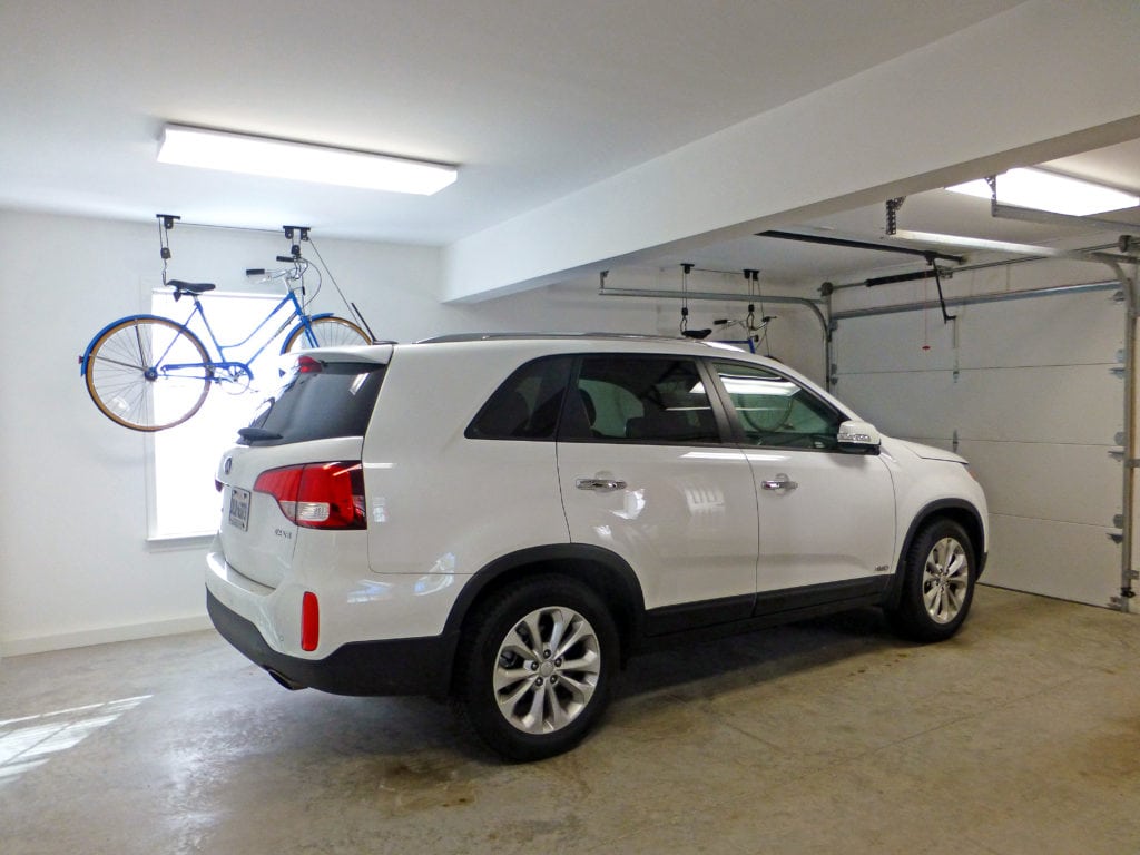 interior of a garage addition